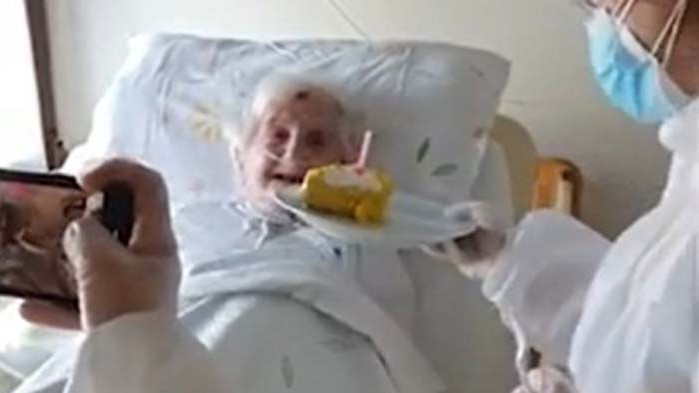 106-годишна италианка пребори COVID-19 (ВИДЕО)