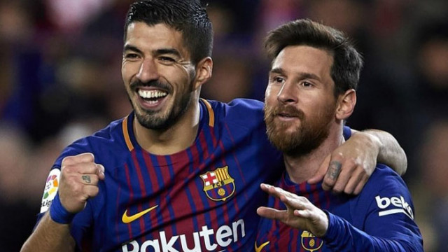 Меси се сбогува със Суарес
