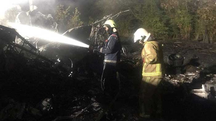 Още не са ясни причините за катастрофата на украинския военен самолет