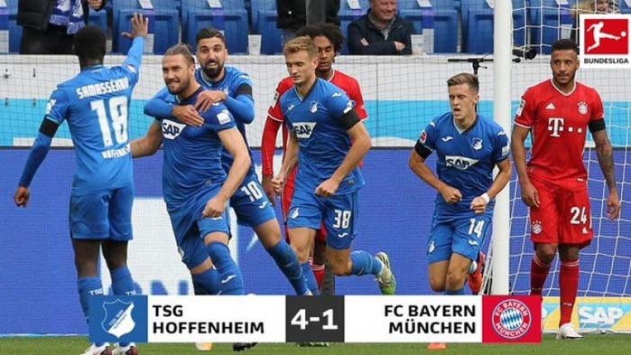 Първа загуба за Байерн от 29 кръга