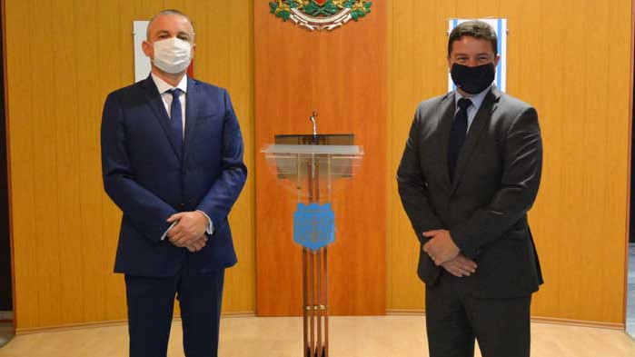 Кметът на Варна Иван Портних се срещна с посланика на Великобритания