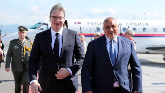Борисов посрещна сръбския президент Вучич (ВИДЕО)