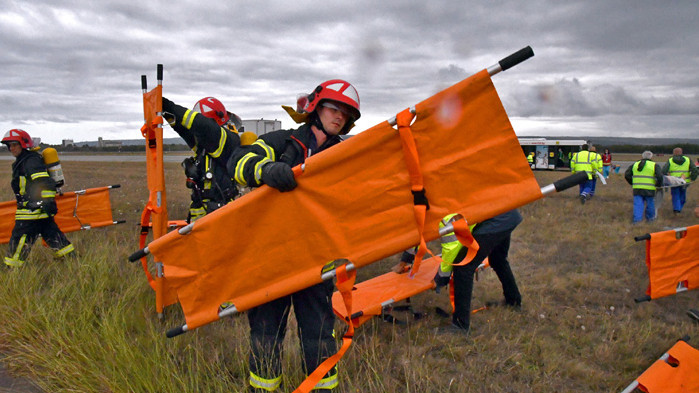 Аварийно-спасителна тренировка се проведе на летище Варна
