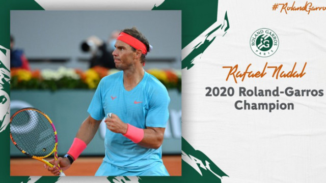 Надал отново е над всички на "Ролан Гарос"