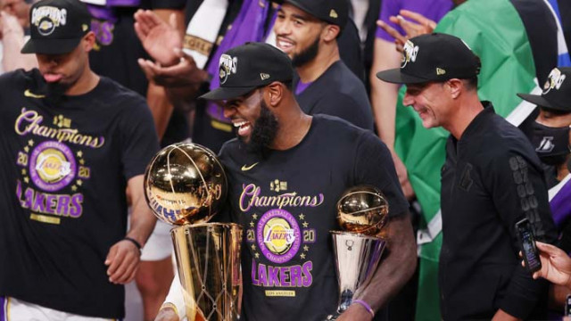 Трипъл-дабъл на ЛеБрон помогна на Лейкърс да завоюва титлата в НБА