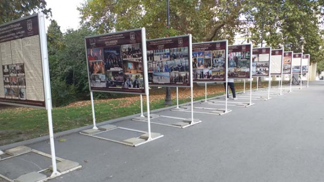 Подредиха документалната изложба „СТОлетието в СТО кадъра – Икономически университет – Варна"