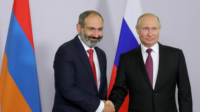 Русия се намесва в подкрепа на Армения, ако сблъсъците се пренесат на нейна територия