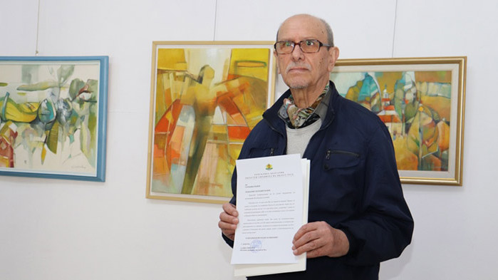 Маньо Манев с юбилейна изложба,  посветена на 75-ия му рожден ден