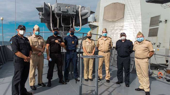 Продължава задграничното плаване на фрегата „Смели”