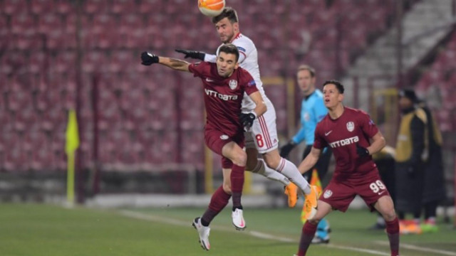 ЦСКА пропусна да запише първа победа в Лига Европа, стигна само до 0:0 с ЧФР Клуж