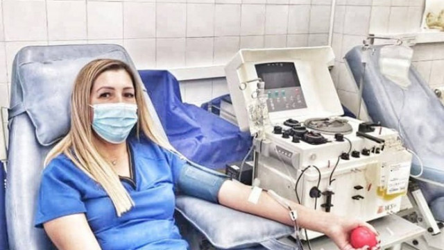 Лекари от ВМА дариха кръвна плазма за пациенти с COVID-19