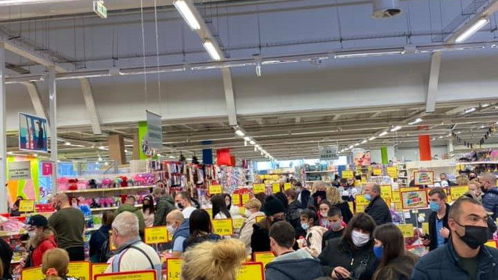 РЗИ-Варна : Ако хипермаркетите продължават да не спазват предписанията, ще налагаме санкции