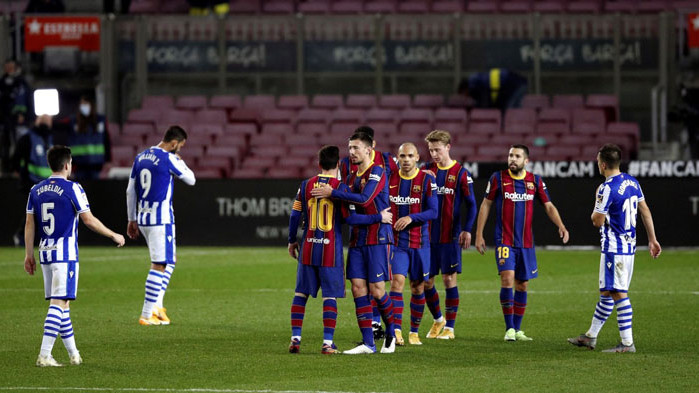 Барса доближи лидерите след успех над Реал Сосиедад