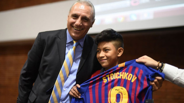 Стоичков надъха играчите на ЦСКА преди мача с Левски