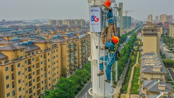 Китай е изградил около 580 000 базови станции за 5G през тази година
