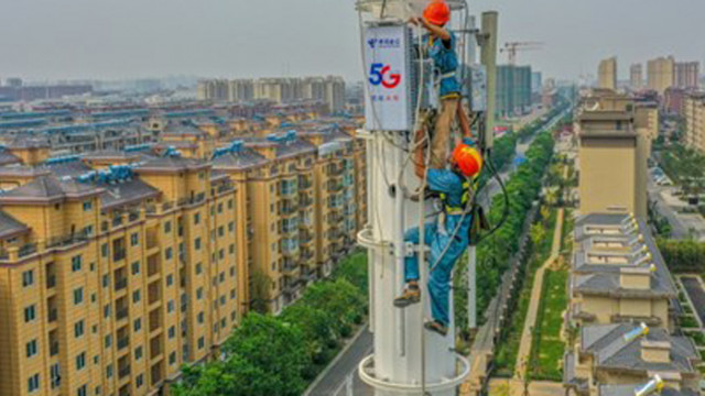 Китай е изградил около 580 000 базови станции за 5G през тази година