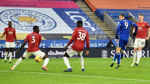 Лестър спря победната серия на Юнайтед извън дома