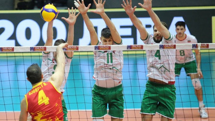 Волейболистите ни с четири победи над Северна Македония преди евроквалификациите