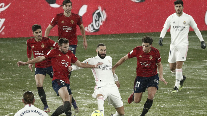 Реал не успя да победи Осасуна на тежкия терен в Памплона