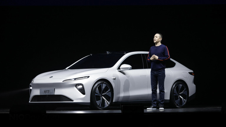 Nio ET7, Tesla и първи електрически седан на китайската компания