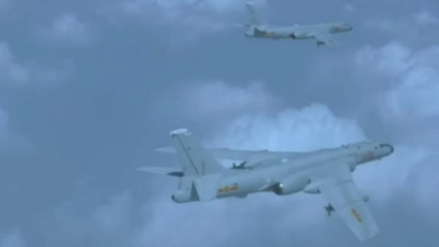 8 китайски ядрени бомбардировача стреснаха ПВО на Тайван