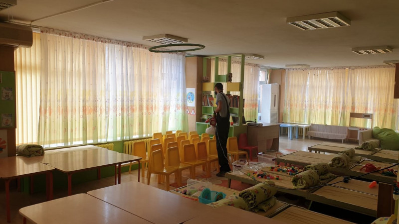 Детските градини и училища във Варна се превръщат в зона без вируси след третирането с нано препарат
