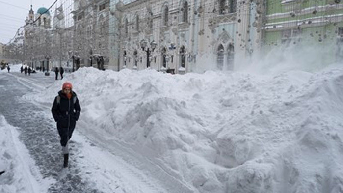 Студ скова Москва, температурите паднаха до минус 30 градуса