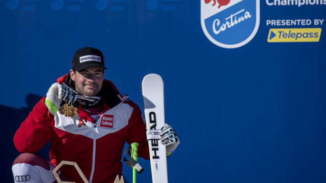 Крихмайр с втора титла от Световното първенство в Кортина