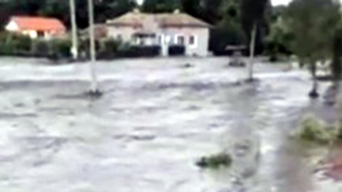 Голямо наводнение във варненското село Неофит Рилски