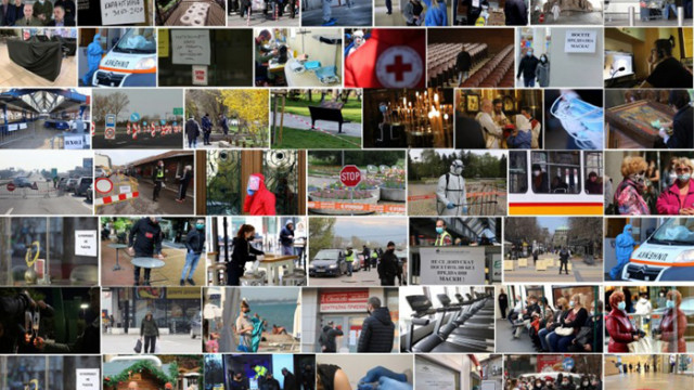 Една година под знак на COVID-19 (СНИМКИ)