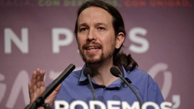 Лидерът на испанската радикална лява партия Унидас подемос Обединени ние