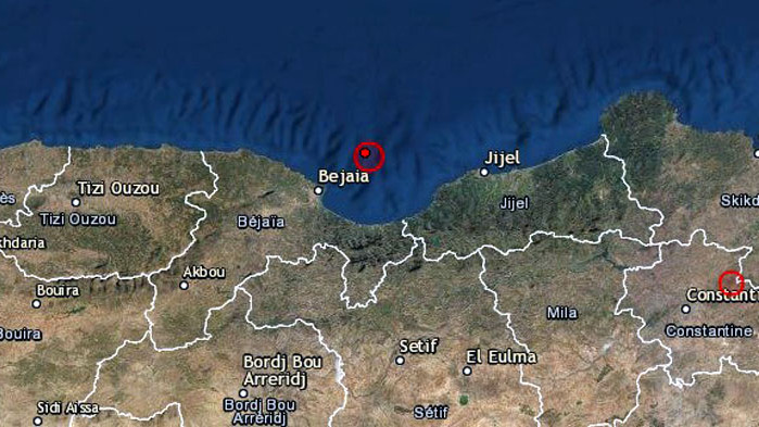 Силно земетресение стана на малка дълбочина край Алжир тази нощ,