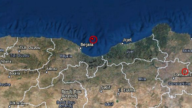 Силно земетресение стана на малка дълбочина край Алжир тази нощ