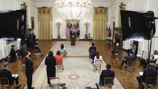 Новият американски президент Джо Байдън проведе първата си официална пресконференция