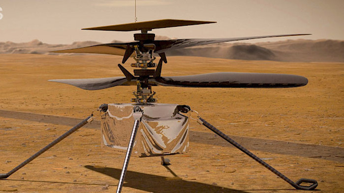 Мини-хеликоптерът на НАСА „Ingenuity“ кацна на Марс