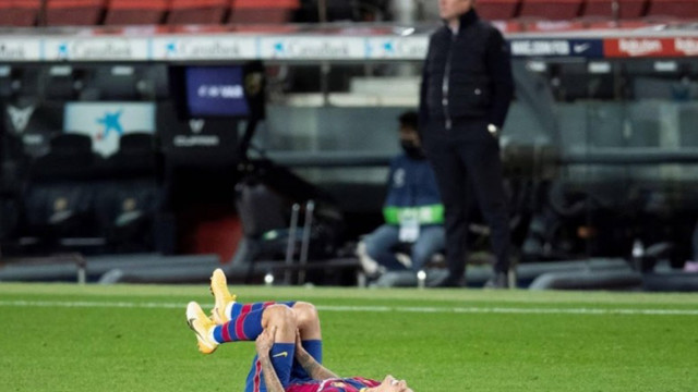 28 годишният полузащитник на Барселона получи травма в мача от Ла
