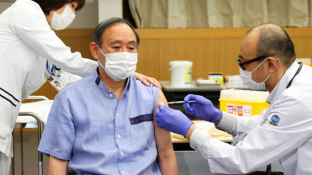 Японското правителство възнамерява да ускори ваксинацията на 36 милиона души