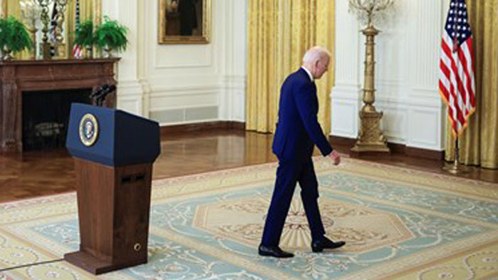 Президентът на САЩ Джо Байдън, изнасяйки реч за Русия на