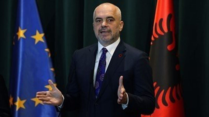 Премиерът на Албания Еди Рама заяви, че има карта на