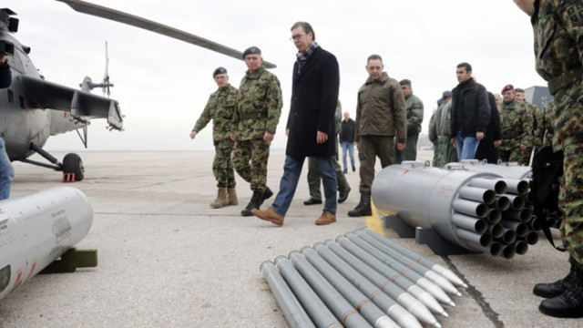 Сърбия проведе голямо военно учение на фона на предстоящо военно учение от САЩ