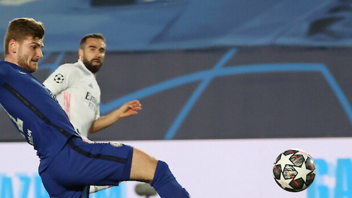 Реал Мадрид и Челси завършиха наравно 1:1 в първи полуфинален