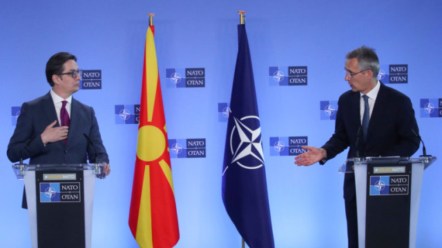   Генералният секретар на НАТО Йенс Столтенберг приветства РСМ в защитата на