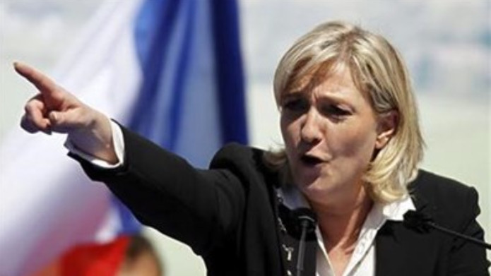 Ръководителката на френската крайна десница Марин Льо Пен заяви днес,