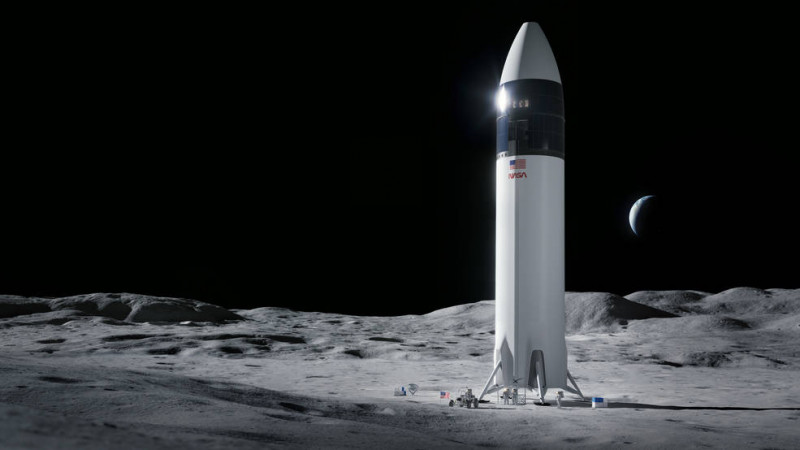 НАСА спря $2,9-милиардния договор със SpaceX за създаването на лунен модул за кацане