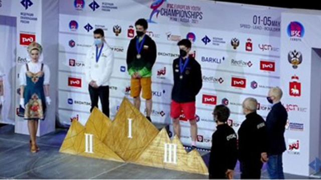 3 пъти злато и общо 7 медала за България на европейското по спортно катерене