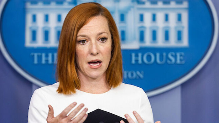 Говорителят на Белия дом Джен Псаки заяви днес, че може