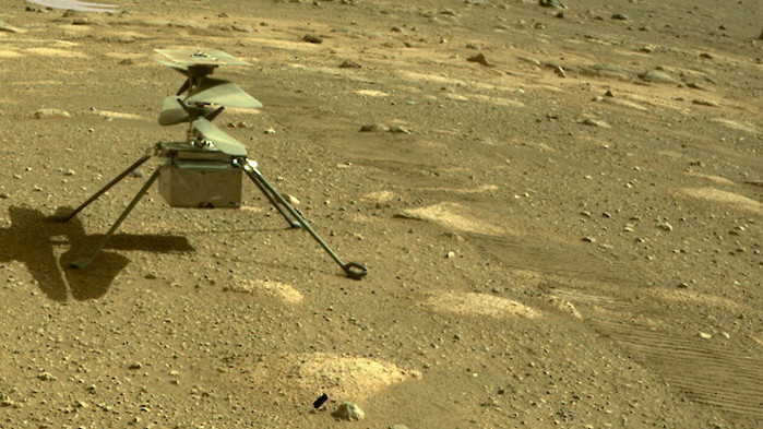 На Марс Ingenuity за пръв път се премести на ново място