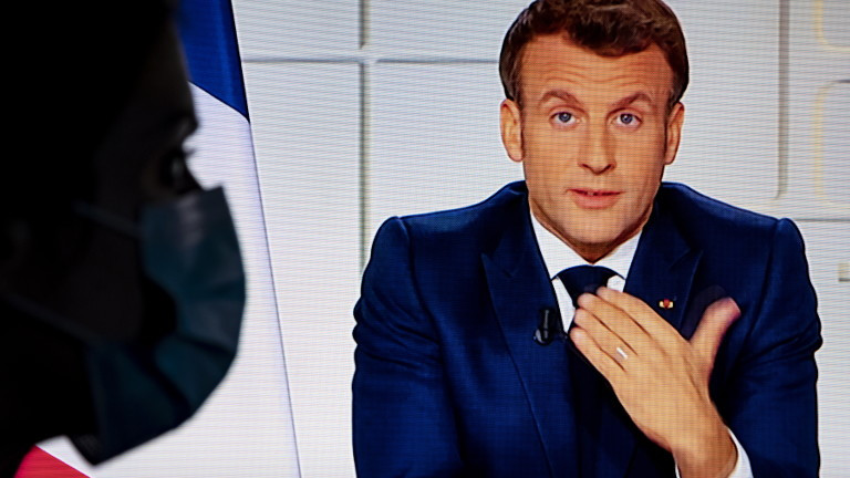 Френският президент Еманюел Макрон ще води национална церемония в събота вечер на