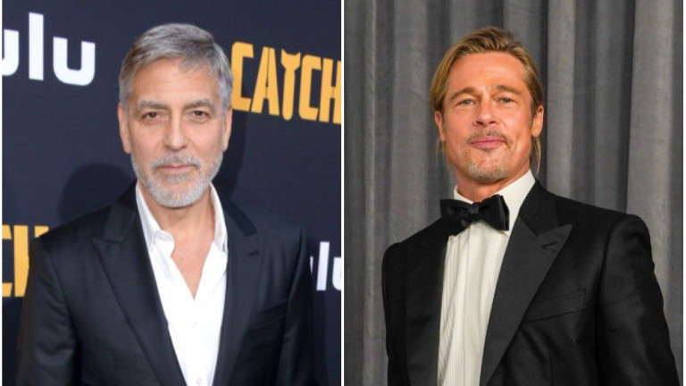 Как Джордж Клуни се пошегува с Брад Пит?
