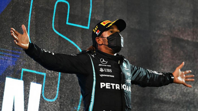 Британецът Люис Хамилтън успя да финишира първи в Гран при